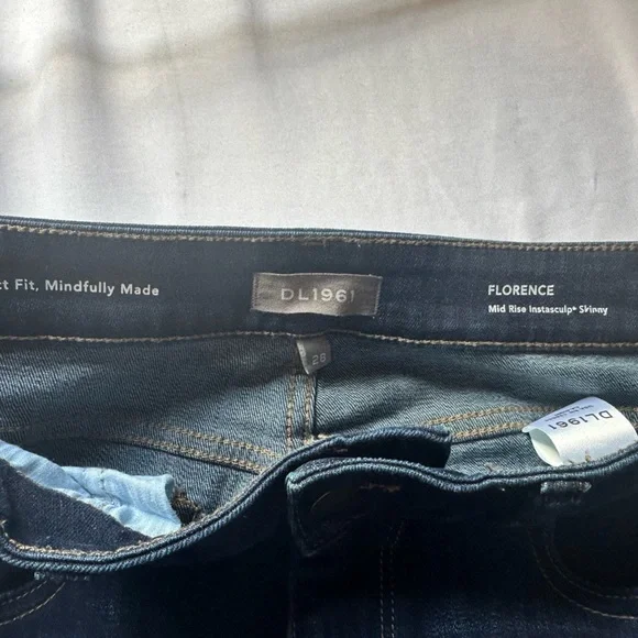 DL1961 Black Skinny Jeans Full-Length - Picture 8 of 8